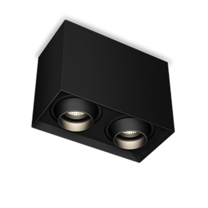 ALEDO, накладной акцентный диммируемый светильник BOX TWO, чёрный