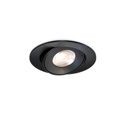 ALEDO, встраиваемый акцентный диммируемый светильник SONIC 80, чёрный