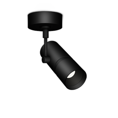 ALEDO, накладной фокусируемый диммируемый светильник JACK ZOOM 50, чёрный