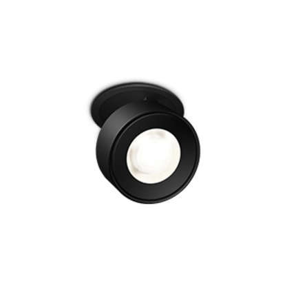 ALEDO, встраиваемый акцентный диммируемый светильник SONIC 80, чёрный