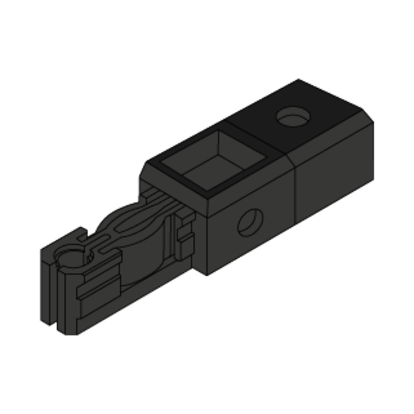 ALEDO, шинопровод aксессуары светильник Питание Microtrack, черный